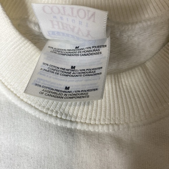 Vintage Gildan Sweatshirt‎ White Three Puppies Size M - Picture 10 of 11